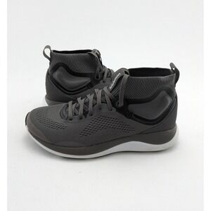 Womens Lululemon Chargefeel Workout Mid Top‎ Gray Running Gym Shoes Size 8